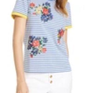 Tory Burch T rose tee shirt extra small